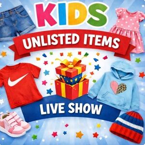 1-60 Unlisted Kid’s Clothing Pallet Pulls. $7 Starts
